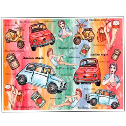 Папір для декупажу Decoupage Paper, Italian style, 50х70 см, Ferrario