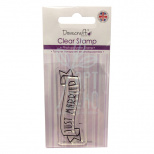 Штамп силіконовий "Just Married", Dovecraft