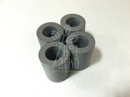 Феритовий магніт круглий з отвором, 36х20х8 мм, Китай