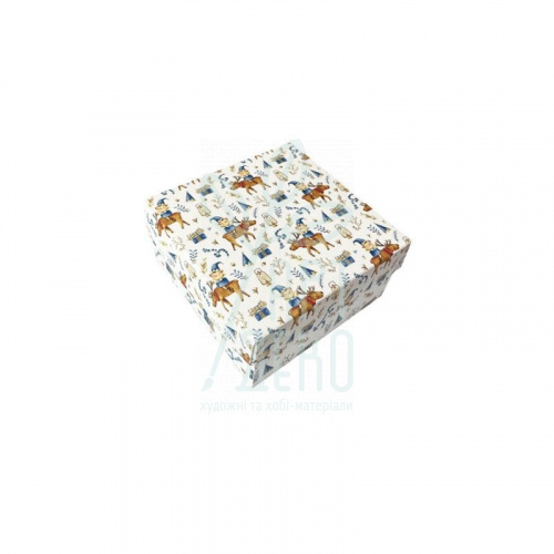 Коробка подарункова "Ельфи", 14х14х7 см, Україна