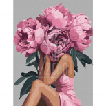 Набір для розпису за номерами "Мрійливість", металiк extra, 30х40 см, Ідейка