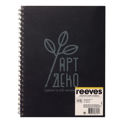 Альбом для ескізів Bound sketch pad, спіраль, А5 (14,8х21 см), 96 г/м2, 80 л., Reeves