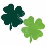 Набір заготовок з фетру "Чотирилистник", 9х8 см, 6 шт, ROSA Talent