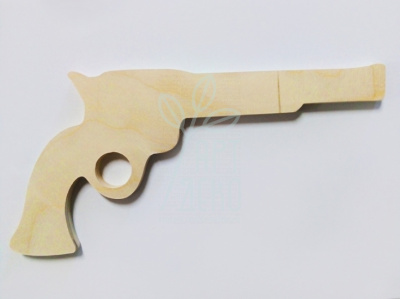 Револьвер, вільха, 24х12 см, Україна