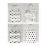 Пакет подарунковий, серія "Геометричні фігури", 26х32х12 см, Україна