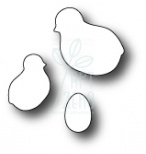 Набір ножів для скрапбукінгу Big & Little Chick craft dies, 2 шт, Memory Box