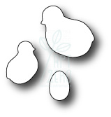 Набір ножів для скрапбукінгу Big & Little Chick craft dies, 2 шт, Memory Box