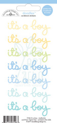 Лист наліпок It's a boy, Doodlebug