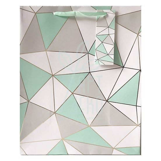 Пакет подарунковий "Мозаїка", 32х26х14 см, Китай