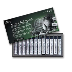 Набір пастелі сухої Gallery Artist Soft Pastels Charcoal MPV-12С, 12 шт, MUNGYO Набір пастелі сухої Gallery Artist Soft Pastels Charcoal MPV-12С, 12 шт, MUNGYO