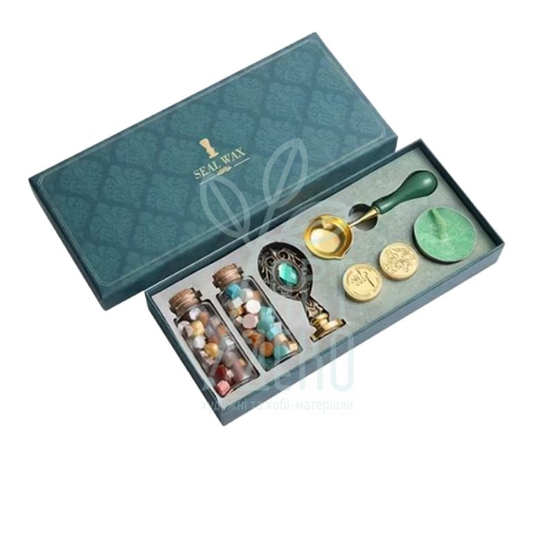 Набір для штампування сургучем, 7 предметів