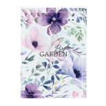 Зошит для записів Purple Garden, А4 (21х29,7 см), клітинка, 96 л., Axent