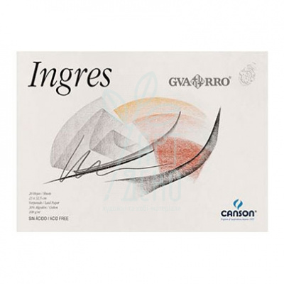 Блок-склейка для пастелі Ingres, 23x32,5 см, 108 г/м2, 20 л., Canson