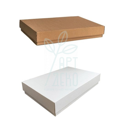 Коробка подарункова, гофрокартон, 42х28х6,7 см, Україна