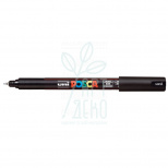 Маркер універсальний Posca, Чорний, 0,7 мм, Uni