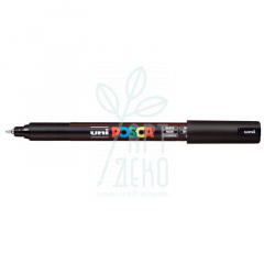 Маркер універсальний Posca, Чорний, 0,7 мм, Uni