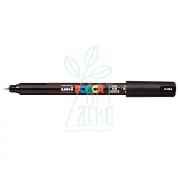 Маркер універсальний Posca, Чорний, 0,7 мм, Uni