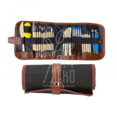 Набір інструментів для ліплення, в пеналі-згортку, 40 шт, Monet 