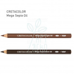 Олівець для рисунку MEGA, Сепія олійна, Cretacolor