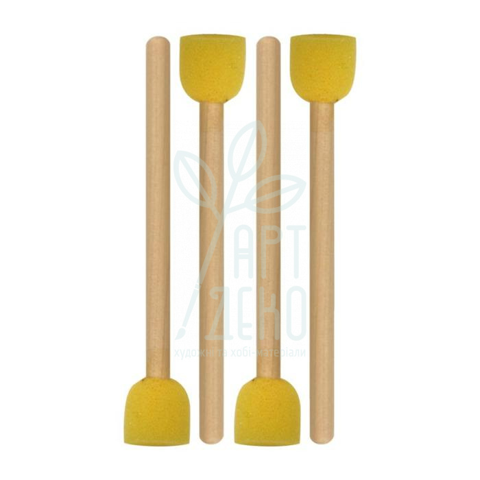 Набір спонжів поролонових, 13 мм, 4 шт., D.K.ART & СRAFT