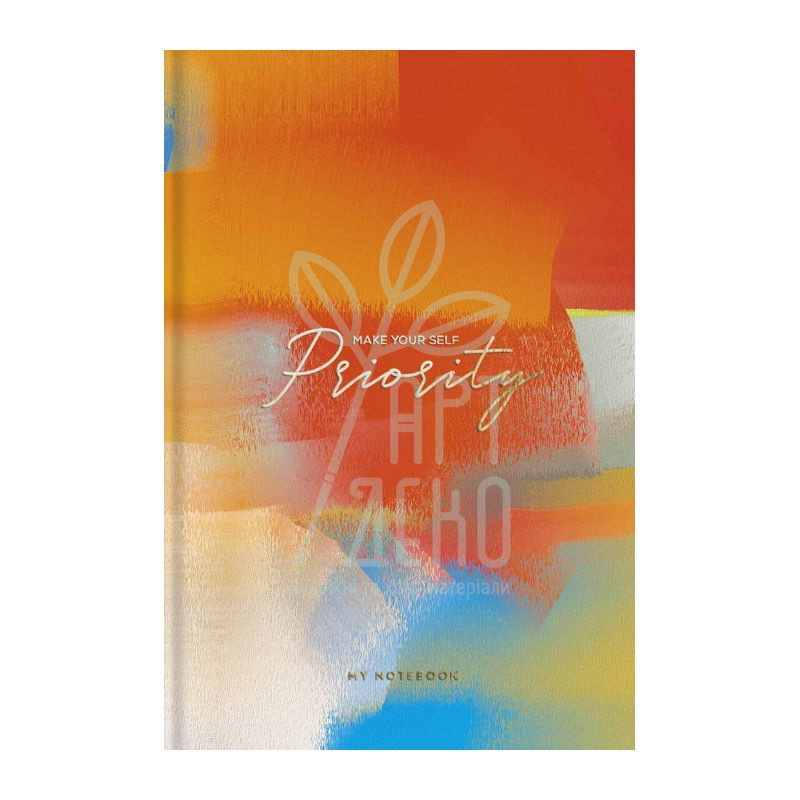 Зошит для записів, А5 (14,8х21 см), матова ламінація, кремовий блок, клітинка, 80 л, Школярик