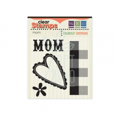 Штампи "Mom, Family Keepsake", We R Memory Keepers