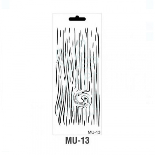Трафарет, серія MU Mix Media Stensil, MU-13, 10х25 см, Cadence