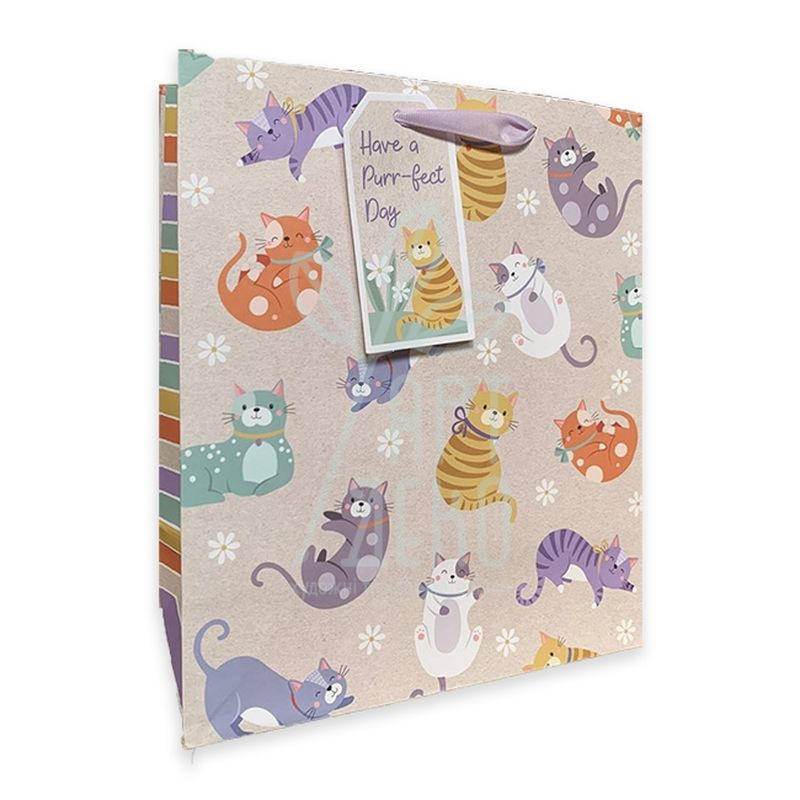 Пакет подарунковий "Cats", 22х25х10 см, Україна