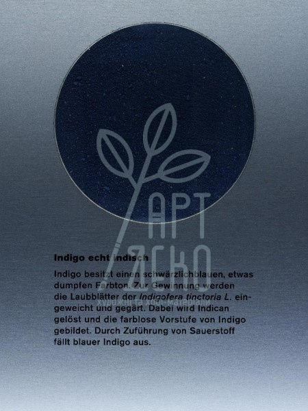 36000 Пігмент, Індіго справжній, індійський, 25 г, Kremer