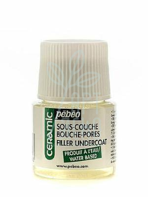 Грунт для поглинаючих поверхонь Ceramic, на водній основі, прозорий. 45 мл, Pebeo
