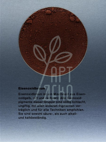 48320 Пігмент, Оксид заліза коричневий 640, середній, 50 г, Kremer