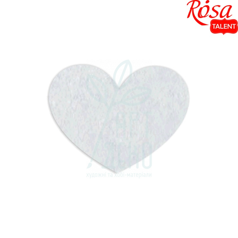 Набір заготовок з фетру "Серця" 4, 6х4,7 см, 10 шт., ROSA TALENT