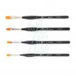 Пензель Синтетика плоска з вигином Sensation, к. р., Santi 