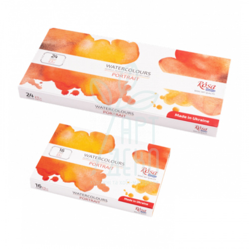 Набір акварельних фарб Studio Portrait, 5 мл, ROSA 