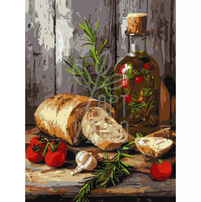 Набір для розпису за номерами "Запашний натюрморт", 30х40 см, Ідейка