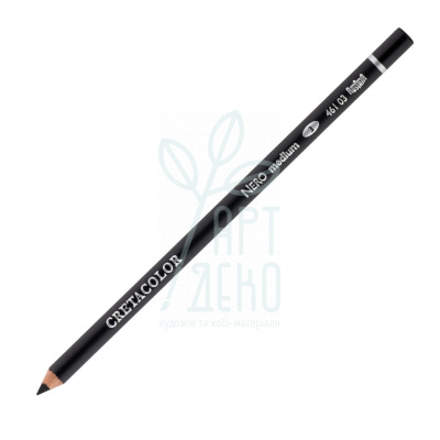 Олівець для рисунку вугільно-олійний Nero, чорний середній 3, Cretacolor