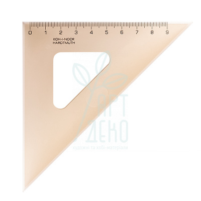 Трикутник пластиковий 45°/113 мм , KOH-I-NOOR 