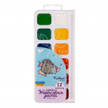 Набір акварельних медових фарб Pusheen, 12 шт, Yes 