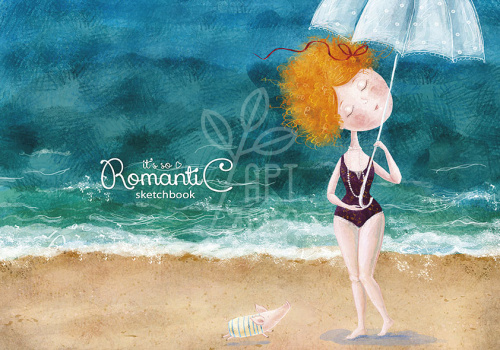 Альбом для малювання Star, спіраль, А4 (21х29,7 см), 100 г/м2, 20 л., Школярик