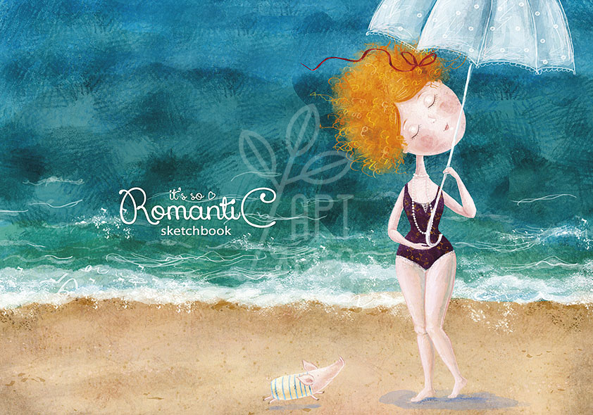 Альбом для малювання Star, спіраль, А4 (21х29,7 см), 100 г/м2, 20 л., Школярик