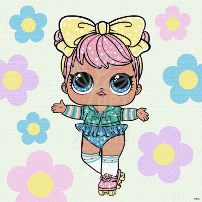 Набір для розпису за номерами "L.O.L. Surprise! Spring Bling Dawn", 40х40 см, Ідейка