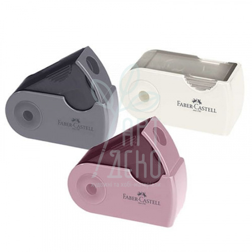 Точилка Sleeve Mini Harmony, в чохлі, асорті кольорів, Faber-Castell