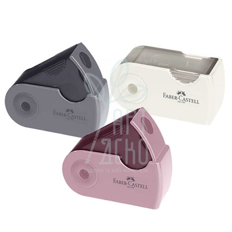 Точилка Sleeve Mini Harmony, в чохлі, асорті кольорів, Faber-Castell