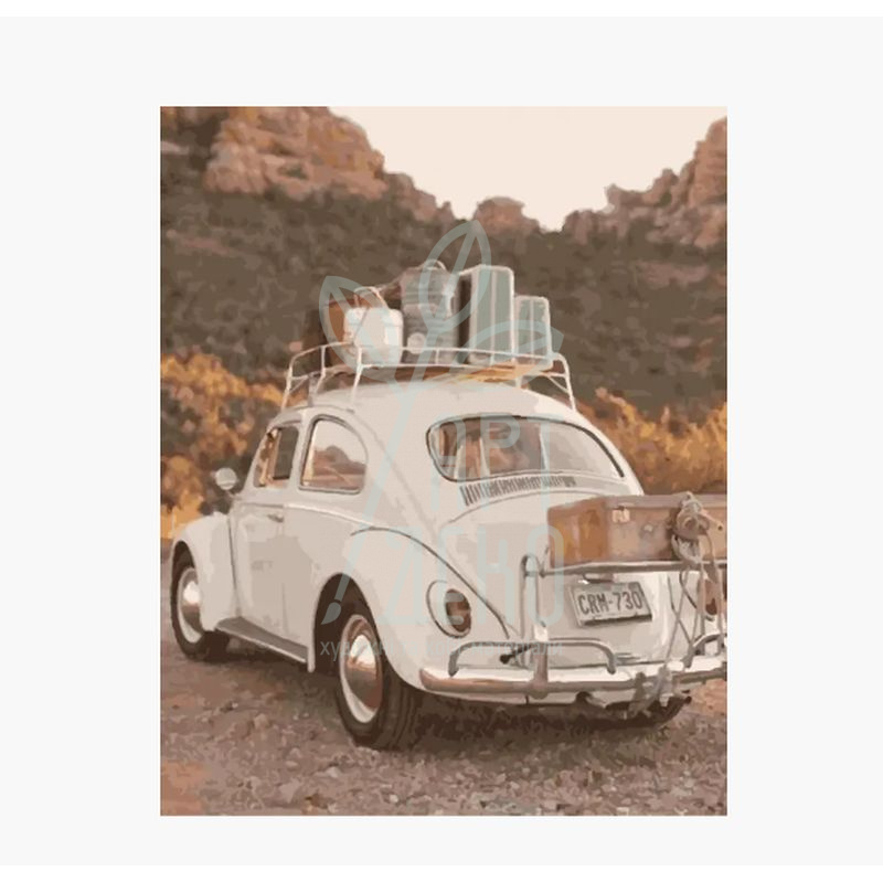 Набір для розпису за номерами "Незабутня подорож", 40х50 см, ArtCraft