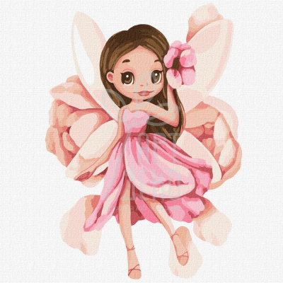 Набір для розпису за номерами "Вишукана чарівниця", 30х30 см, Ідейка