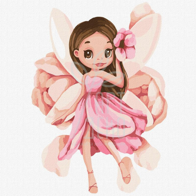 Набір для розпису за номерами "Вишукана чарівниця", 30х30 см, Ідейка