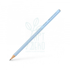 Олівець графітний GRIP 2001, тригранний, блакитний, В, Faber-Castell