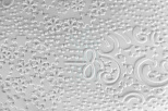 Папір текстурований, тиснений "Орнамент 2", білий, 11х15 см, Україна