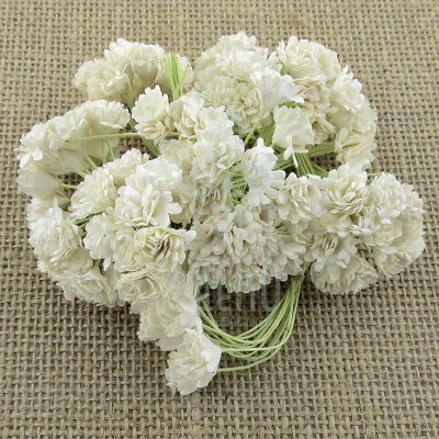Квіти паперові Гіпсофіла, біла, 1 см, 10 шт., Тайланд