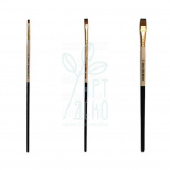 Пензель Синтетика плоска Kissточка 72021, д.р., рудий ворс